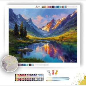 NORWEGIAN VALLEY MORNING - Paint by Numbers Full Kit