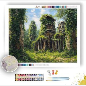 ANGKOR FOREST LIGHT - Paint by Numbers Full Kit