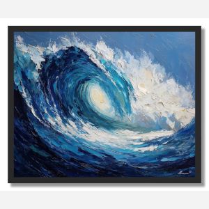 SAPPHIRE WAVE - FRAMED
