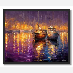 HARBOUR LIGHTS - FRAMED