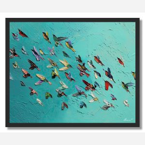 FLIGHT IN COLOR - FRAMED