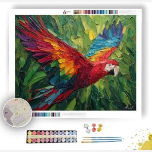 TROPICAL PARROT - Paint by Numbers Full Kit