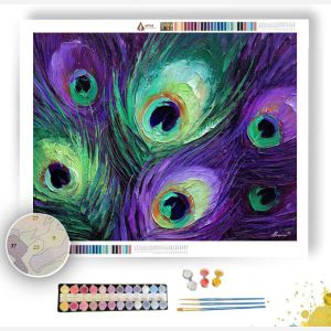PEACOCK LIGHT - Paint by Numbers Full Kit