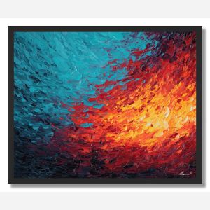 FIRE AND WATER - FRAMED