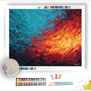 FIRE AND WATER - Paint by Numbers Full Kit