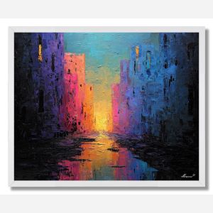 BRUSHSTROKE MEMORY - FRAMED