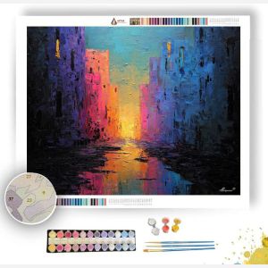 BRUSHSTROKE MEMORY - Paint by Numbers Full Kit
