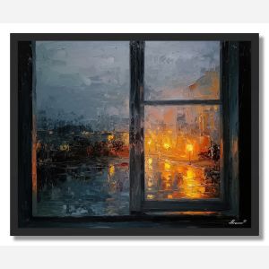 THROUGH THE WINDOW - FRAMED