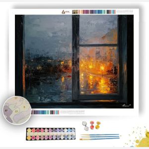 THROUGH THE WINDOW - Paint by Numbers Full Kit