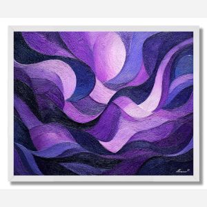 VIOLET MOTION - FRAMED