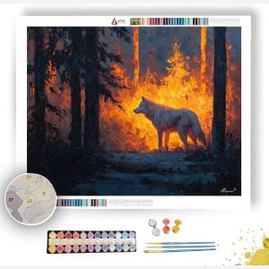 FIRELIGHT GUARDIAN - Paint by Numbers Full Kit