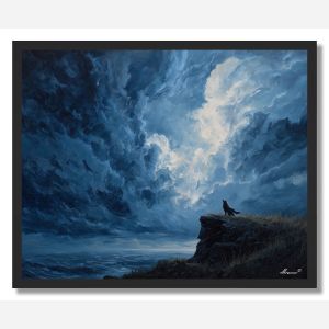 STORM EDGE WOLF - FRAMED