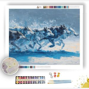 SHADOW RUNNERS - Paint by Numbers Full Kit