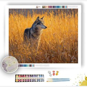 GOLDEN PRAIRIE WATCHER - Paint by Numbers Full Kit
