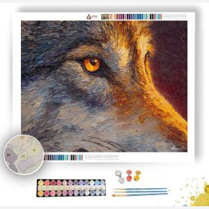 GOLDEN FUR FLARE - Paint by Numbers Full Kit