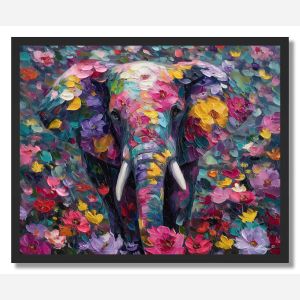 GARDEN OF COLORS - FRAMED