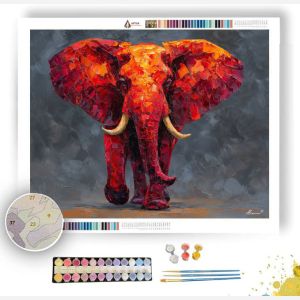 FIREHEART ELEPHANT - Paint by Numbers Full Kit