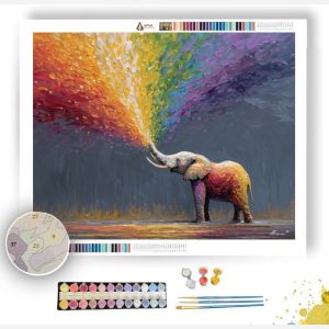 RAINBOW TRUNK DREAM - Paint by Numbers Full Kit