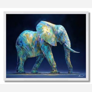OPAL SPIRIT ELEPHANT - FRAMED