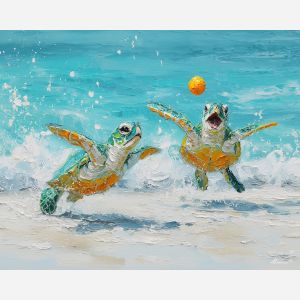 BEACH VOLLEYBALL TURTLES