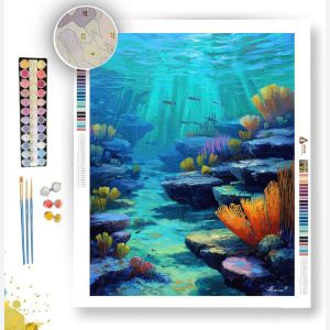 AQUA REEF RISE - Paint by Numbers Full Kit