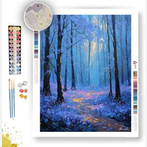 BLUE GLADE SILENCE - Paint by Numbers Full Kit