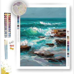 SEA FOAM ADAGIO - Paint by Numbers Full Kit