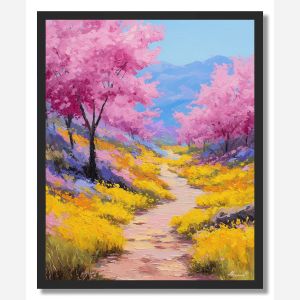 WILDFLOWER PATHWAY - FRAMED