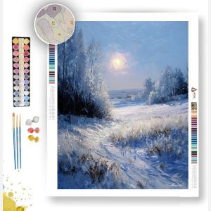 WINTER SUN CIRCLE - Paint by Numbers Full Kit