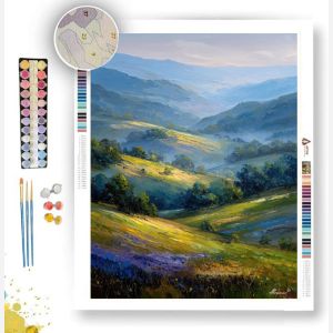 SAPPHIRE VALLEY MORNING - Paint by Numbers Full Kit