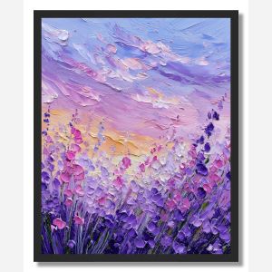 LAVENDER FIELD BREEZE - FRAMED
