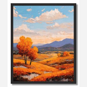 ORANGE HILL HORIZON - FRAMED