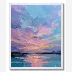 DAWN OVER QUIET BAY - FRAMED