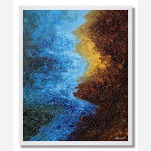 TWO RIVERS MEET - FRAMED