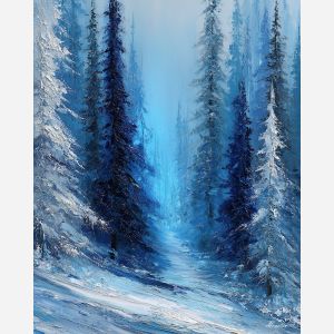 WINTER FOREST BLUE