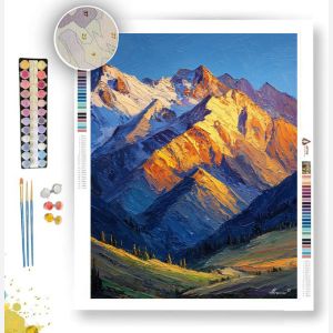 SUN AND SHADOW RIDGE - Paint by Numbers Full Kit