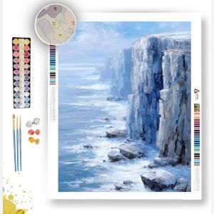 BLUE CLIFF HORIZON - Paint by Numbers Full Kit