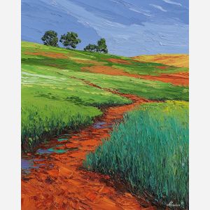 RUST AND GREEN MEADOW