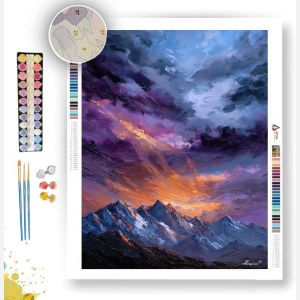 MOUNTAIN RAINLIGHT - Paint by Numbers Full Kit
