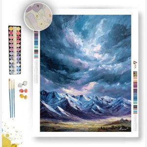 THUNDER MOUNTAIN SKY - Paint by Numbers Full Kit
