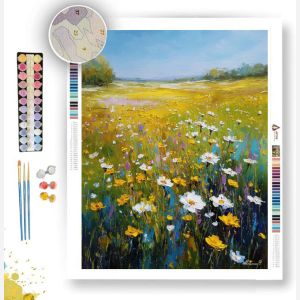 MEADOW OF YELLOW LIGHT - Paint by Numbers Full Kit