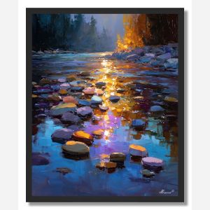 GOLD RIVER CROSSING - FRAMED