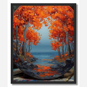 AUTUMN CIRCLE GROVE - FRAMED