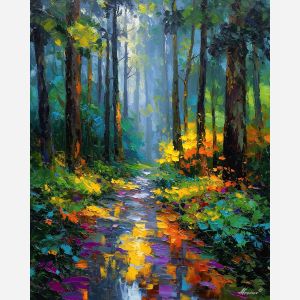 FOREST RAINLIGHT PATH