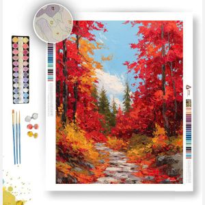 AUTUMN VALLEY TRAIL - Paint by Numbers Full Kit