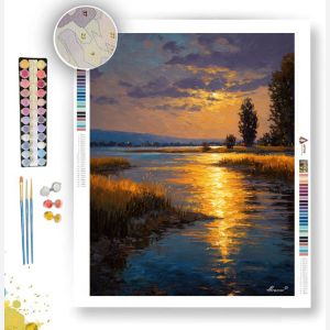 SUNBEAM LAKE EDGE - Paint by Numbers Full Kit