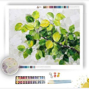 LIME GREEN SPRINGWOOD - Paint by Numbers Full Kit