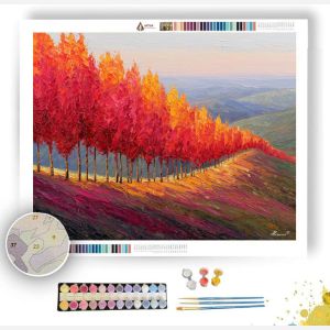 AUTUMN RIDGE SPLENDOR - Paint by Numbers Full Kit
