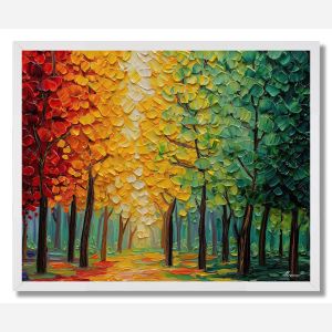 FOREST OF SHIFTING COLOR - FRAMED