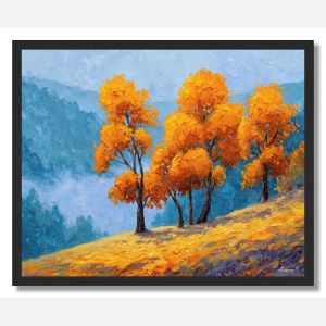 GOLDEN HILLTOP FOREST - FRAMED